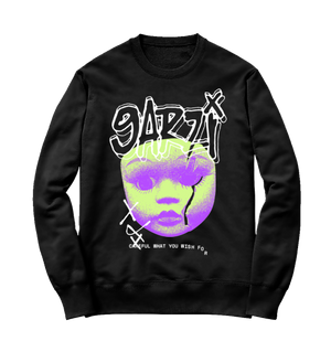Bad Dreams Crewneck Sweatshirt Black-Garzi